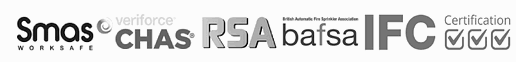 Fire Sprinkler Accreditation Logos